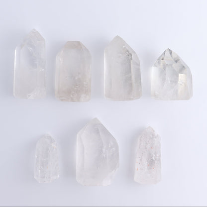 Quartz Towers Set of 7 - Expert Wholesale and Supplier of Wholesale Crystals & Bulk Gemstones, ["Brazil","Clear Quartz","Points","Quartz","Towers"]