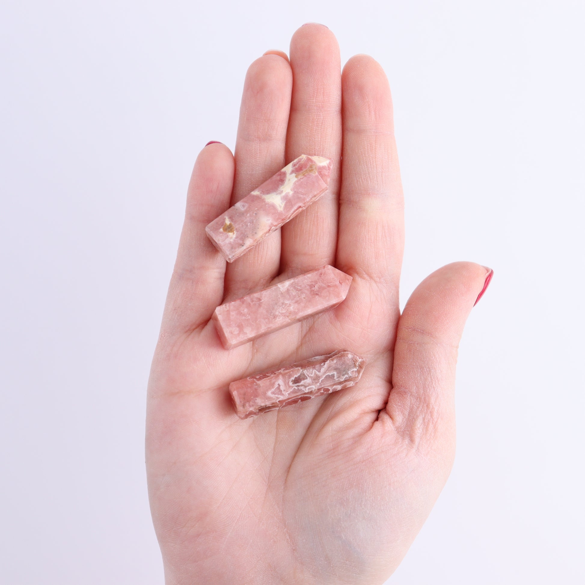 Rhodochrosite Towers Set of 6 - Expert Wholesale and Supplier of Wholesale Crystals & Bulk Gemstones, ["Argentina","Rhodochrosite","Towers"]