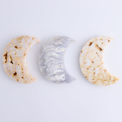 Agate Moons Set of 9 - Expert Wholesale and Supplier of Wholesale Crystals & Bulk Gemstones, ["Agate","moons"]