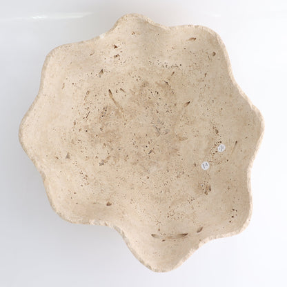 Mexican Travertine Bowl 14"