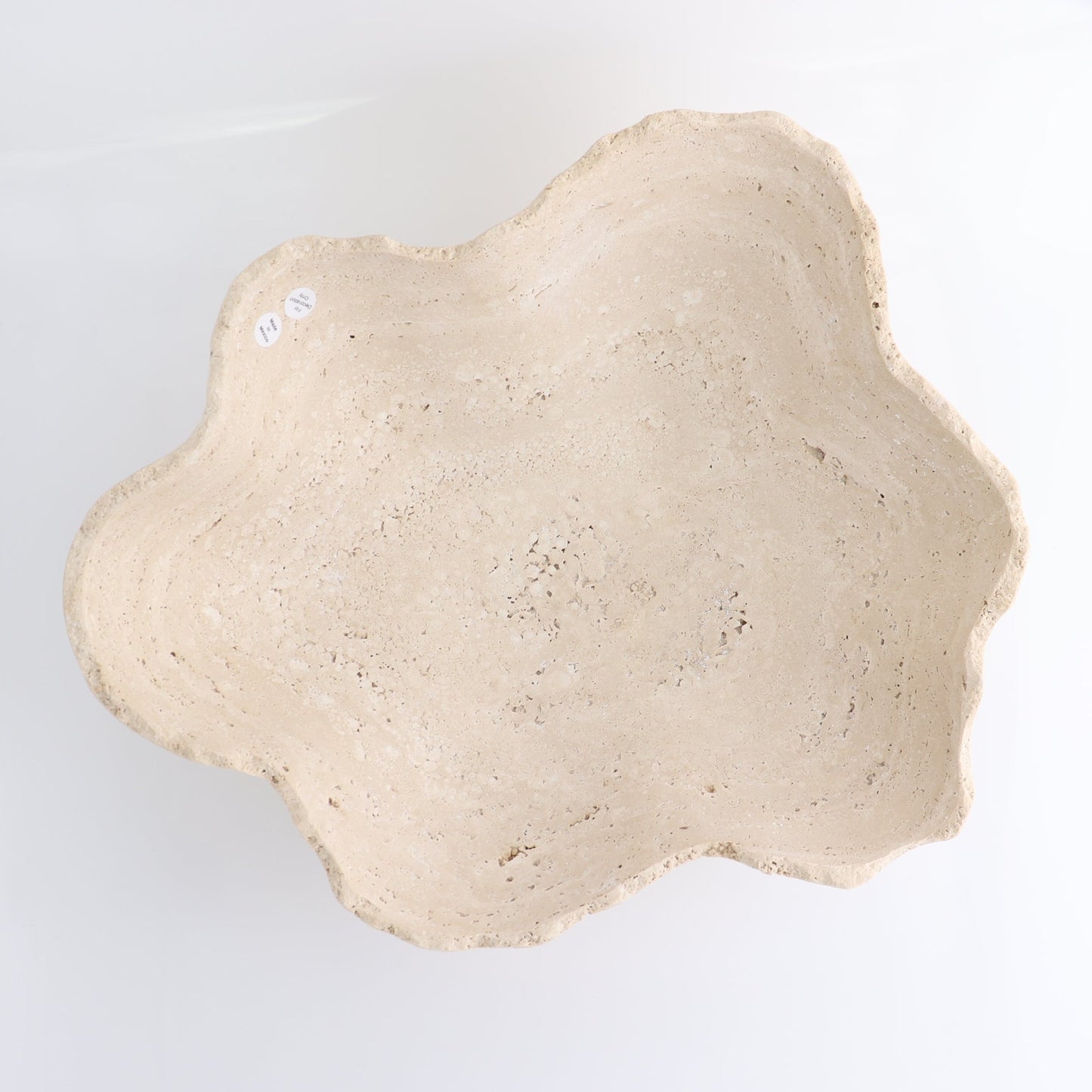 Mexican Travertine Bowl 13"