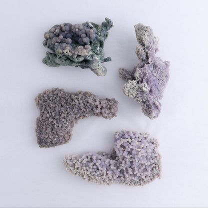 Grape Agate Set of 4 - Expert Wholesale and Supplier of Wholesale Crystals & Bulk Gemstones, ["Agate","Grape agate","Indonesia"]