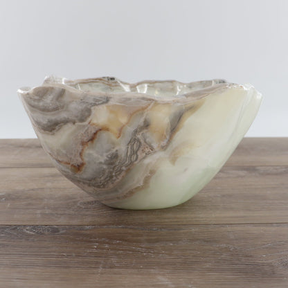 Mexican Onyx/Calcite Bowl 12"