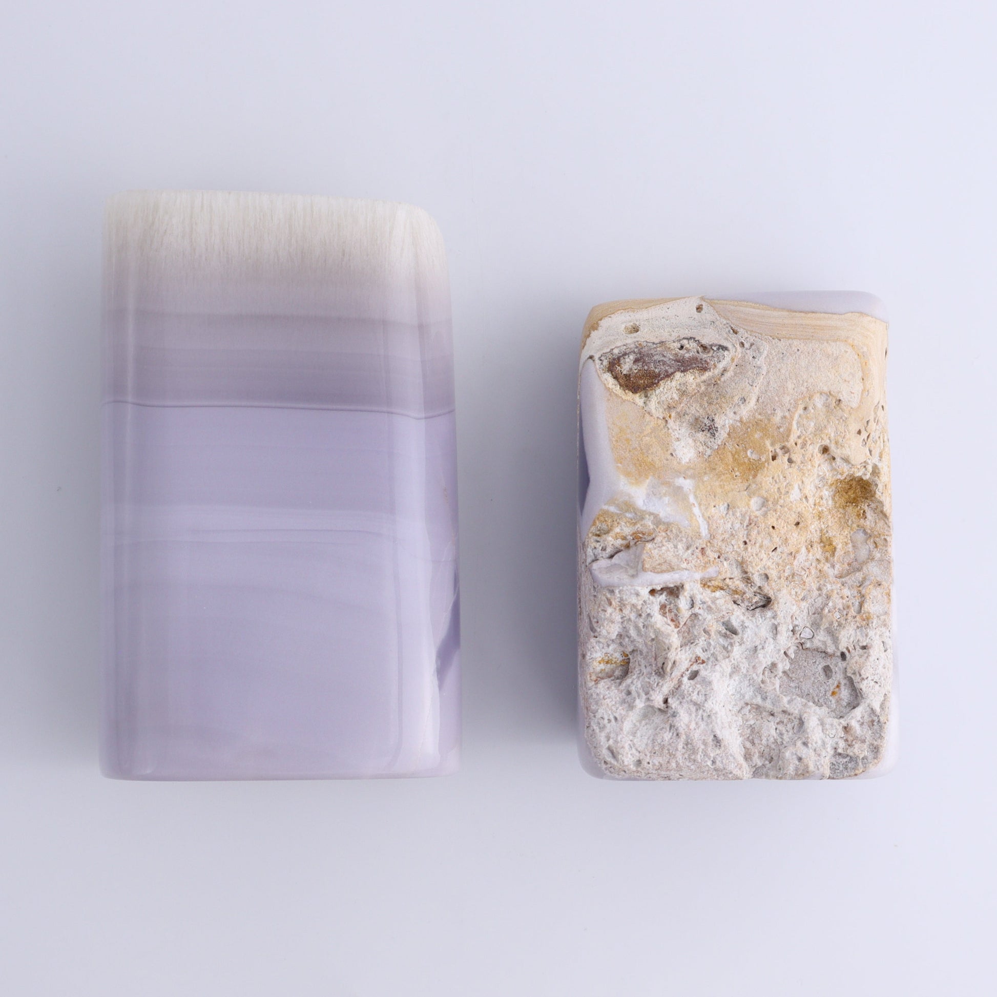 Lavender Fluorite Freeform Set of 2 - Expert Wholesale and Supplier of Wholesale Crystals & Bulk Gemstones, ["Fluorite","Freeform","Freeforms","Lavender Fluorite","Mexico"]