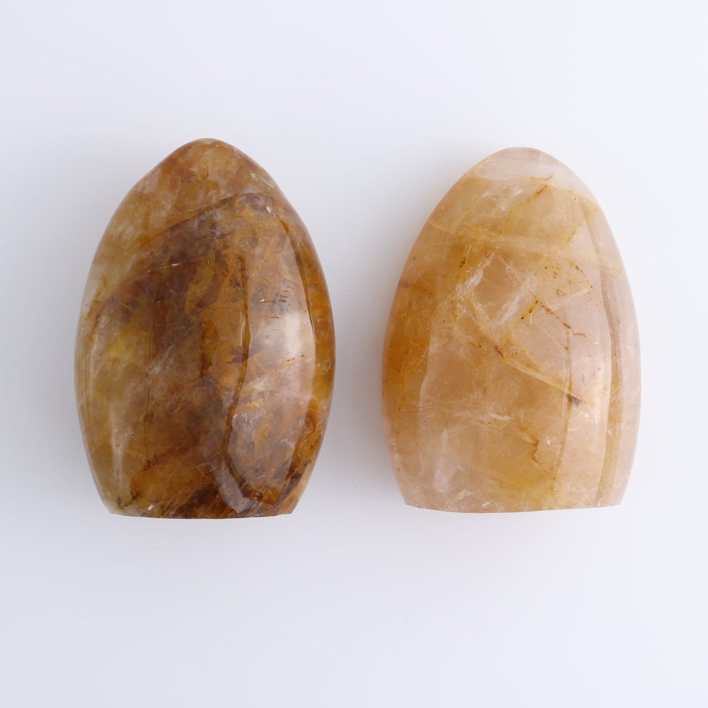 Golden Hematite Quartz Freeforms Set of 5
