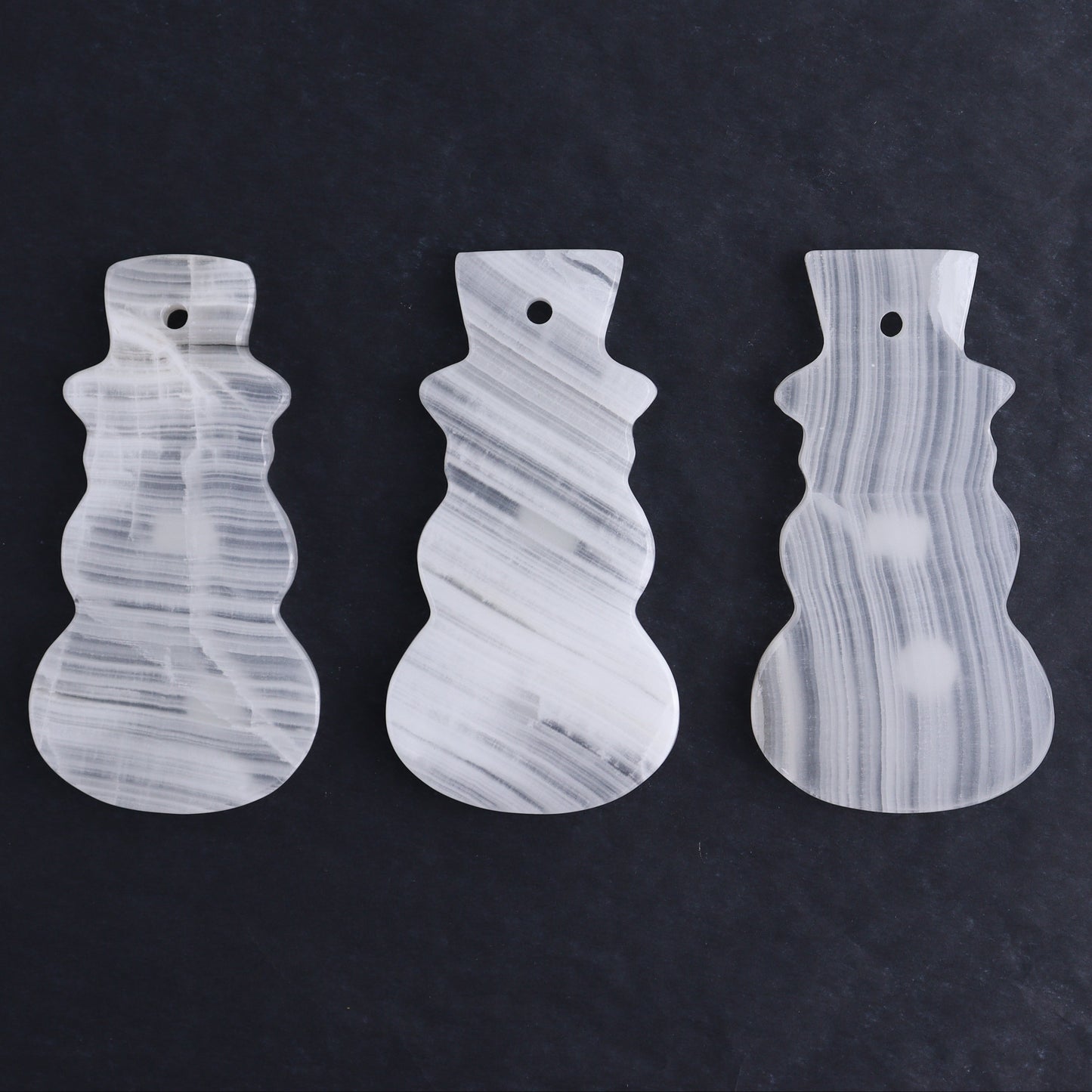 One White Onyx Snowman Ornament - Expert Wholesale and Supplier of Wholesale Crystals & Bulk Gemstones, ["Catalog Onyx","Mexico","onyx","Ornament","snowmans"]