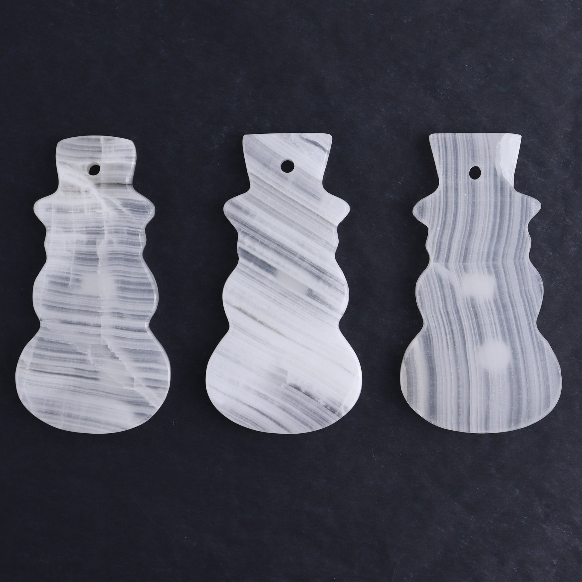 One White Onyx Snowman Ornament - Expert Wholesale and Supplier of Wholesale Crystals & Bulk Gemstones, ["Catalog Onyx","Mexico","onyx","Ornament","snowmans"]