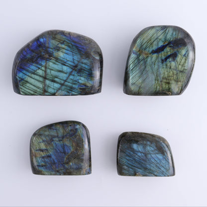 Labradorite Freeform Set of 4 - Expert Wholesale and Supplier of Wholesale Crystals & Bulk Gemstones, ["Freeforms","Labradorite","Madagascar"]