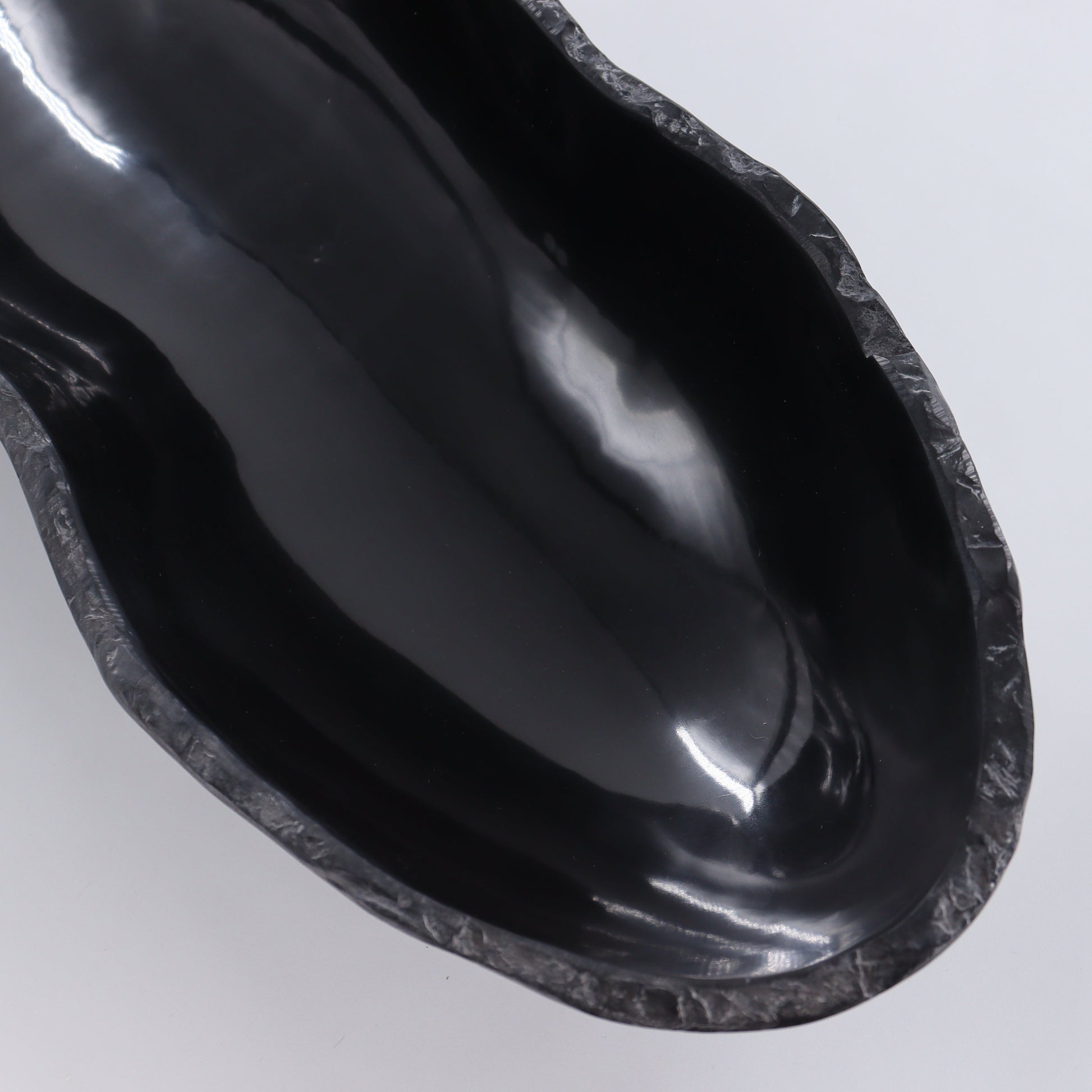 Black Marble Canoe Bowl - Expert Wholesale and Supplier of Wholesale Crystals & Bulk Gemstones, ["Black Marble","Bowls","canoe","Marble","Mexico"]