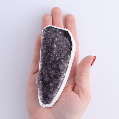 Uruguay Rainbow Amethyst Clusters Flat of 13 - Expert Wholesale and Supplier of Wholesale Crystals & Bulk Gemstones, ["Amethyst","Clusters","Rainbow Amethyst","Sugar Rainbow Amethyst","Uruguay"]