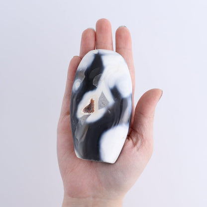 Orca Agate Freeform Set of 4