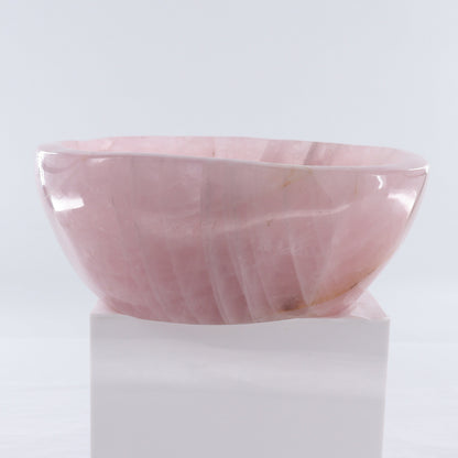Rose Quartz Bowl - Expert Wholesale and Supplier of Wholesale Crystals & Bulk Gemstones, ["Bowls","Madagascar","Rose Quartz"]