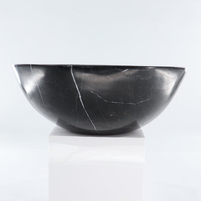Mexican Black Marble Round Sink Bowl - Expert Wholesale and Supplier of Wholesale Crystals & Bulk Gemstones, ["Black Marble","Bowls","Marble","Mexico"]