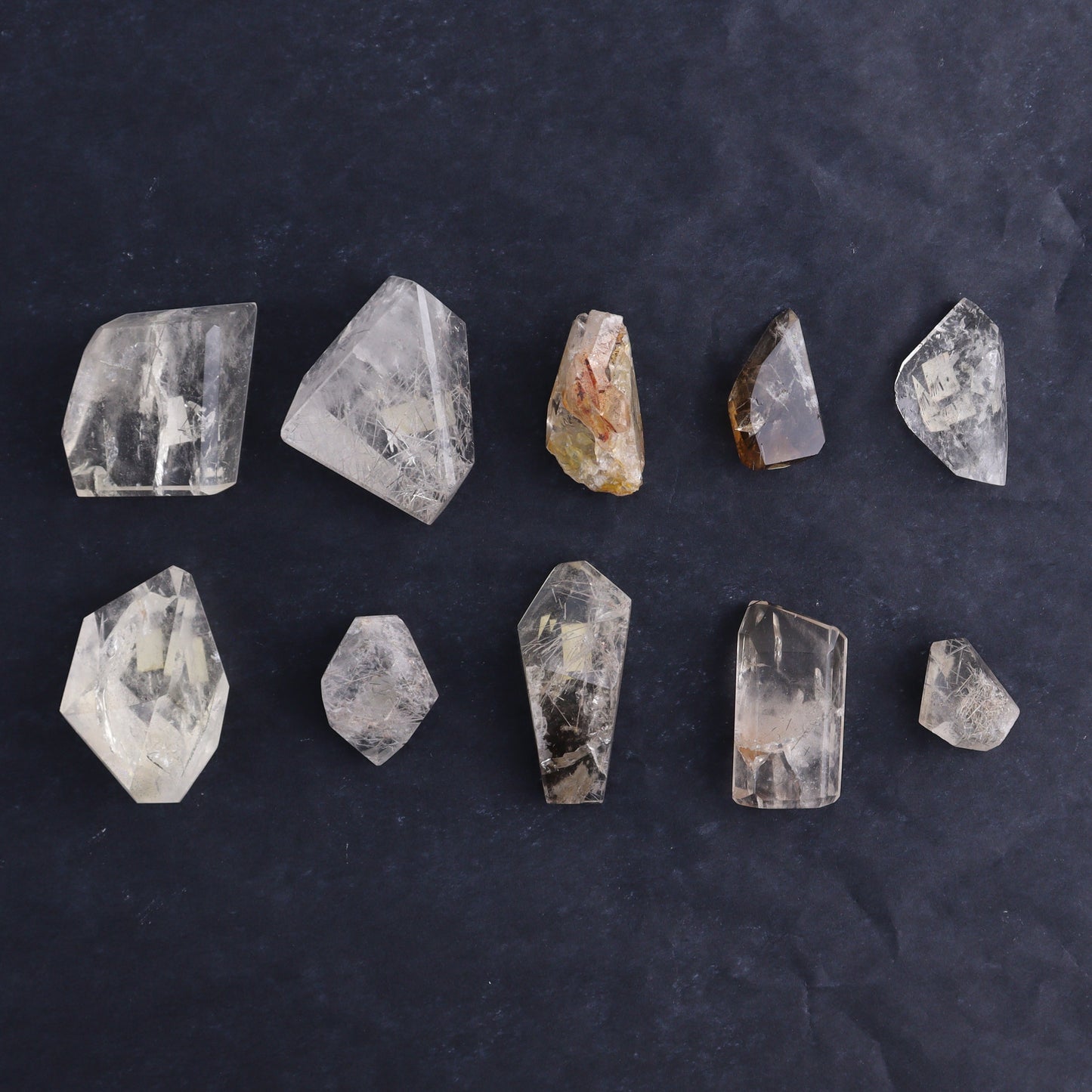 Quartz with Inclusions Feeforms Set of 54