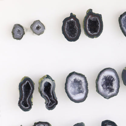 Tabasco Geodes 9 Pairs - Expert Wholesale and Supplier of Wholesale Crystals & Bulk Gemstones, ["Geodes","Tabasco Geode"]