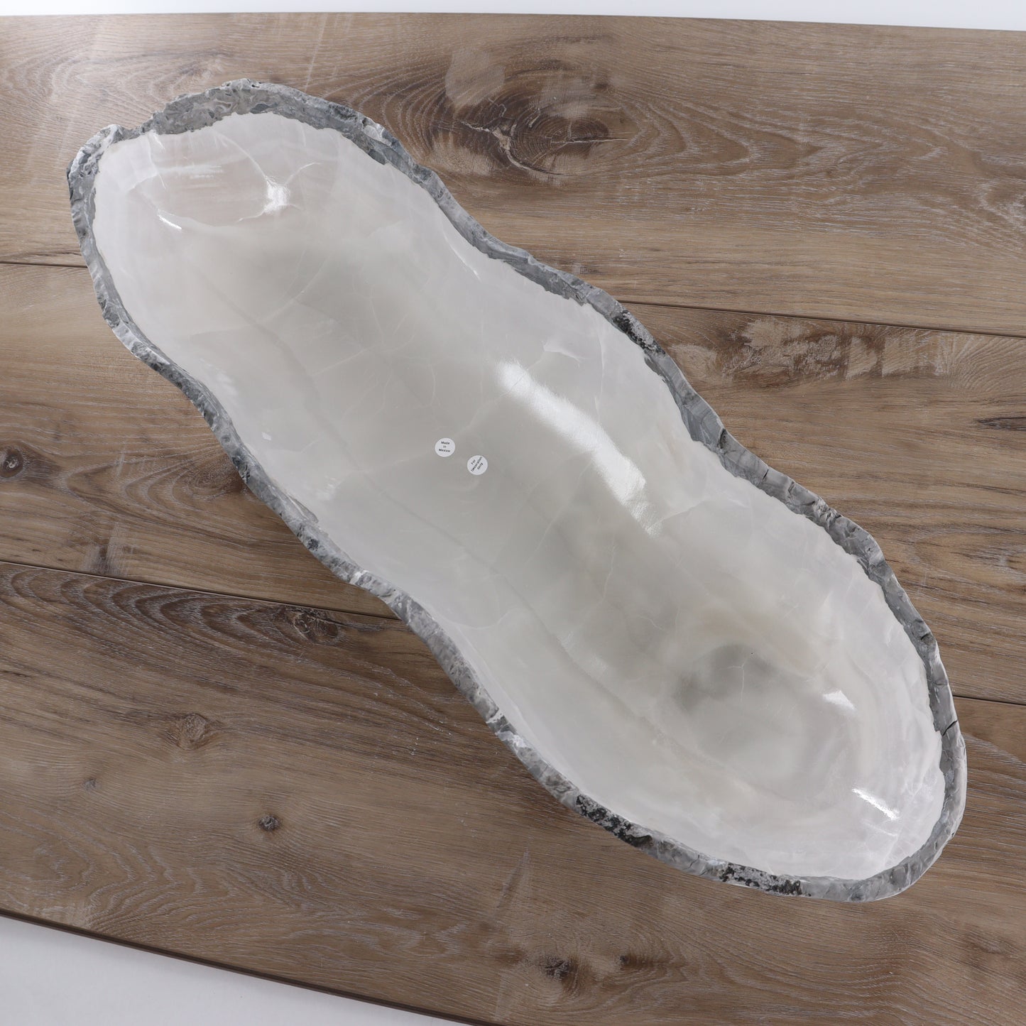 Mexican Onyx/Calcite Canoe Bowl - Expert Wholesale and Supplier of Wholesale Crystals & Bulk Gemstones, ["Bowls","Calcite","canoe","Mexico","onyx"]