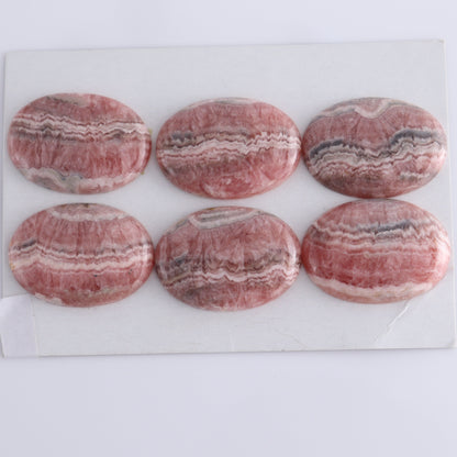 Rhodocrosite Cabs Set of 6 - Expert Wholesale and Supplier of Wholesale Crystals & Bulk Gemstones, ["Cabs","Rhodochrosite"]