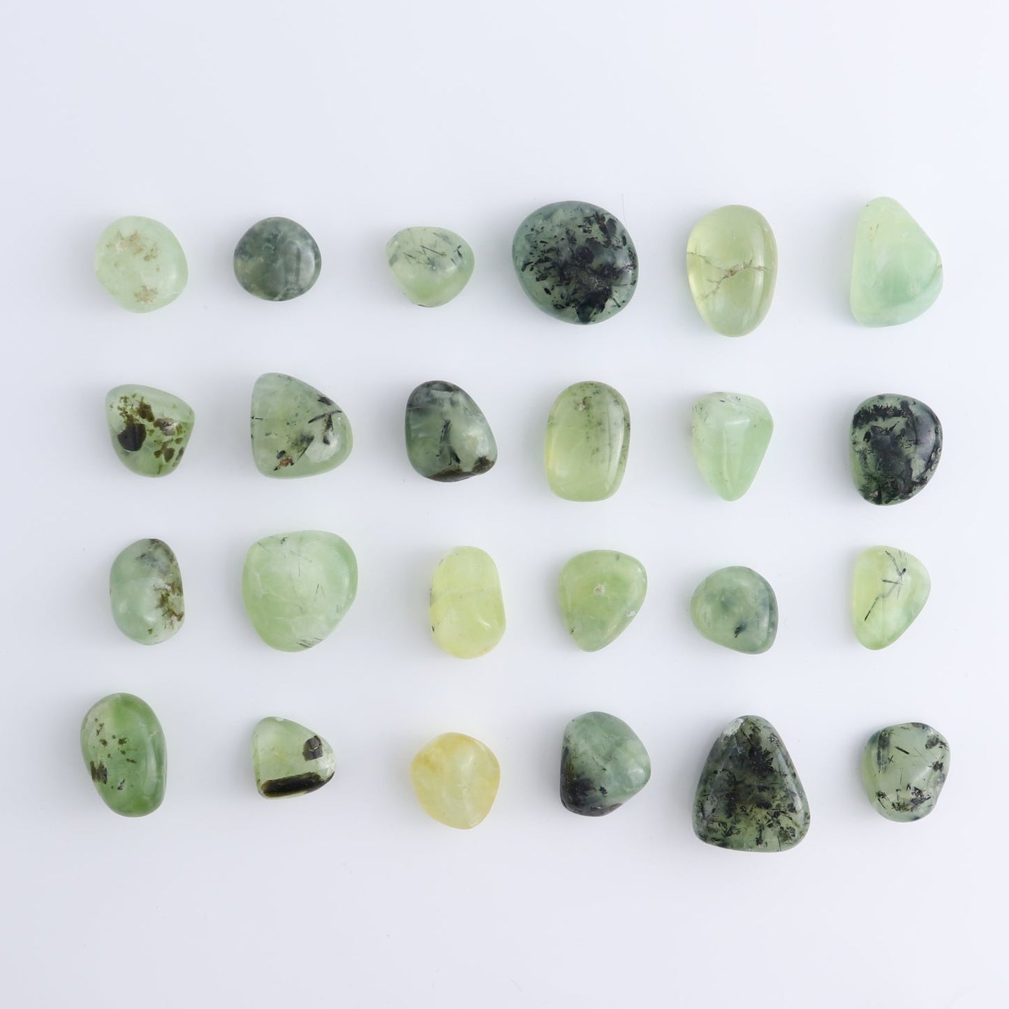 Prehnite Tumbles 1 kg Set