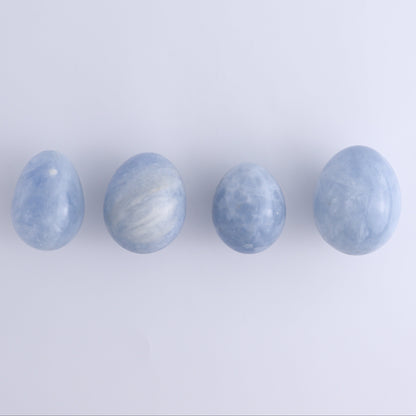 Blue Calcite Eggs Set of 35 - Expert Wholesale and Supplier of Wholesale Crystals & Bulk Gemstones, ["Blue Calcite","Calcite","close_30","Eggs"]