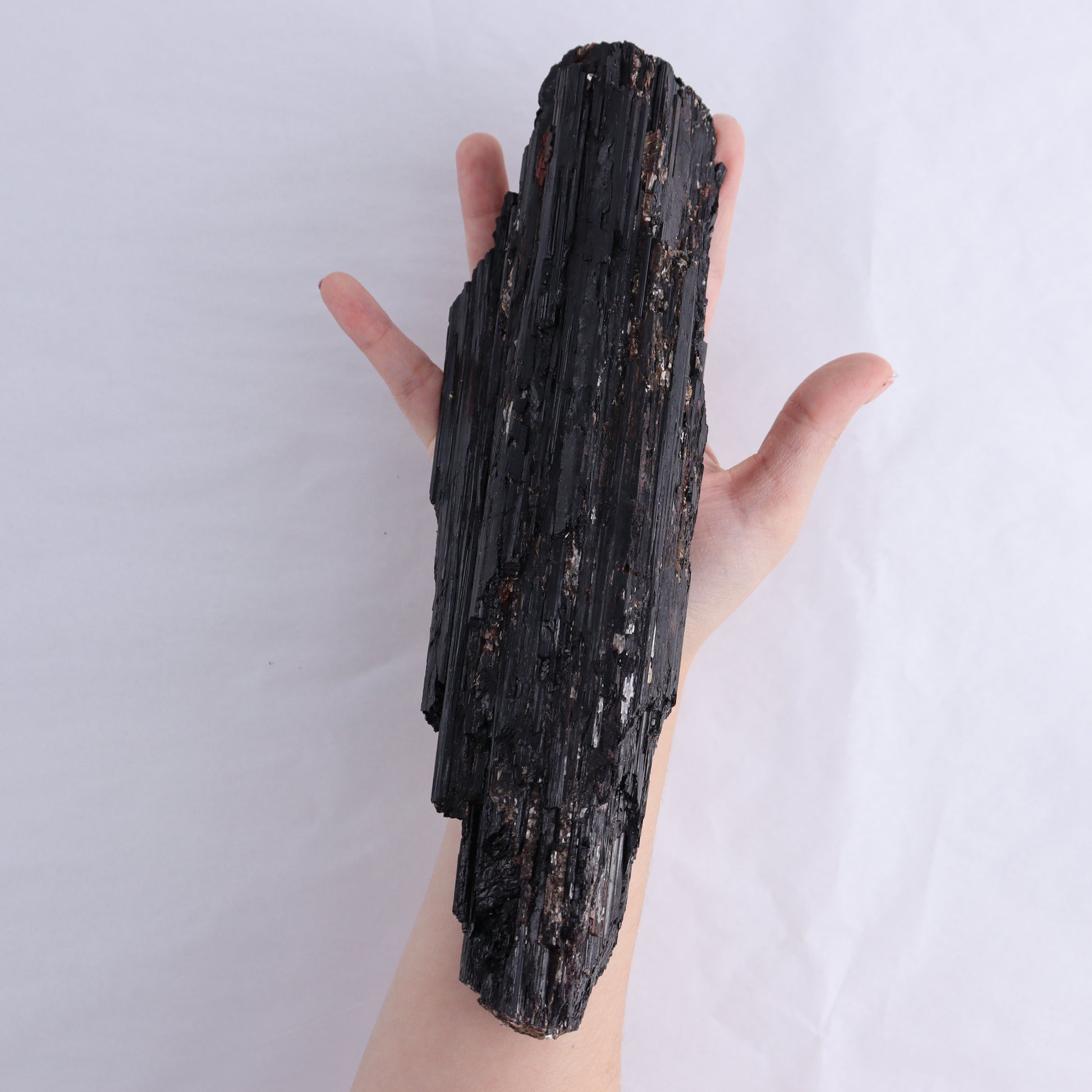 Black Tourmaline Log - Expert Wholesale and Supplier of Wholesale Crystals & Bulk Gemstones, ["Black Tourmaline","logs","Madagascar","Rough","Tourmaline"]