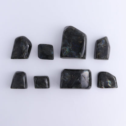 Labradorite Freeform Set of 8 - Expert Wholesale and Supplier of Wholesale Crystals & Bulk Gemstones, ["Freeforms","Labradorite","Madagascar"]