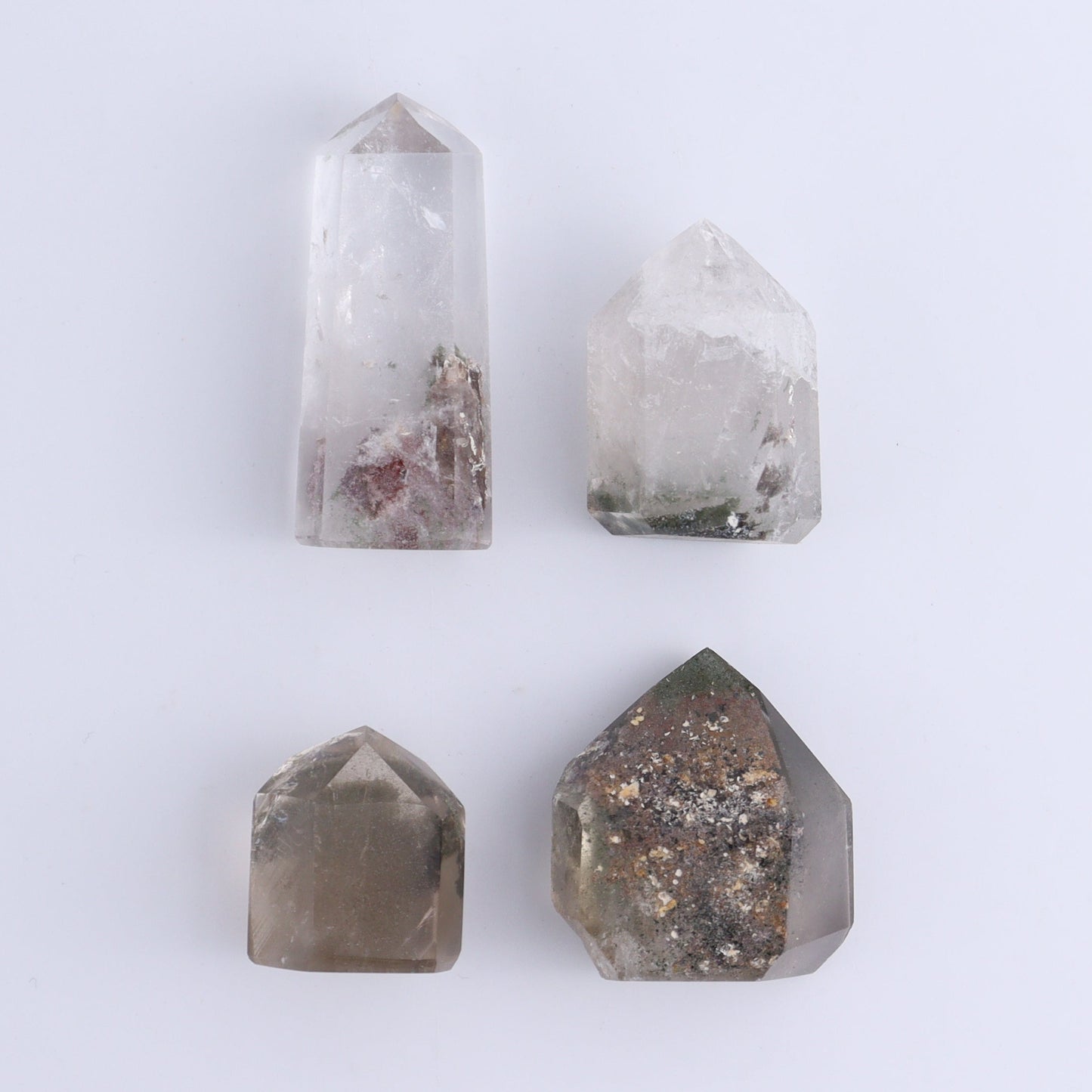 Garden Quartz Towers Set of 22 - Expert Wholesale and Supplier of Wholesale Crystals & Bulk Gemstones, ["Garden Quartz","Quartz","Towers"]