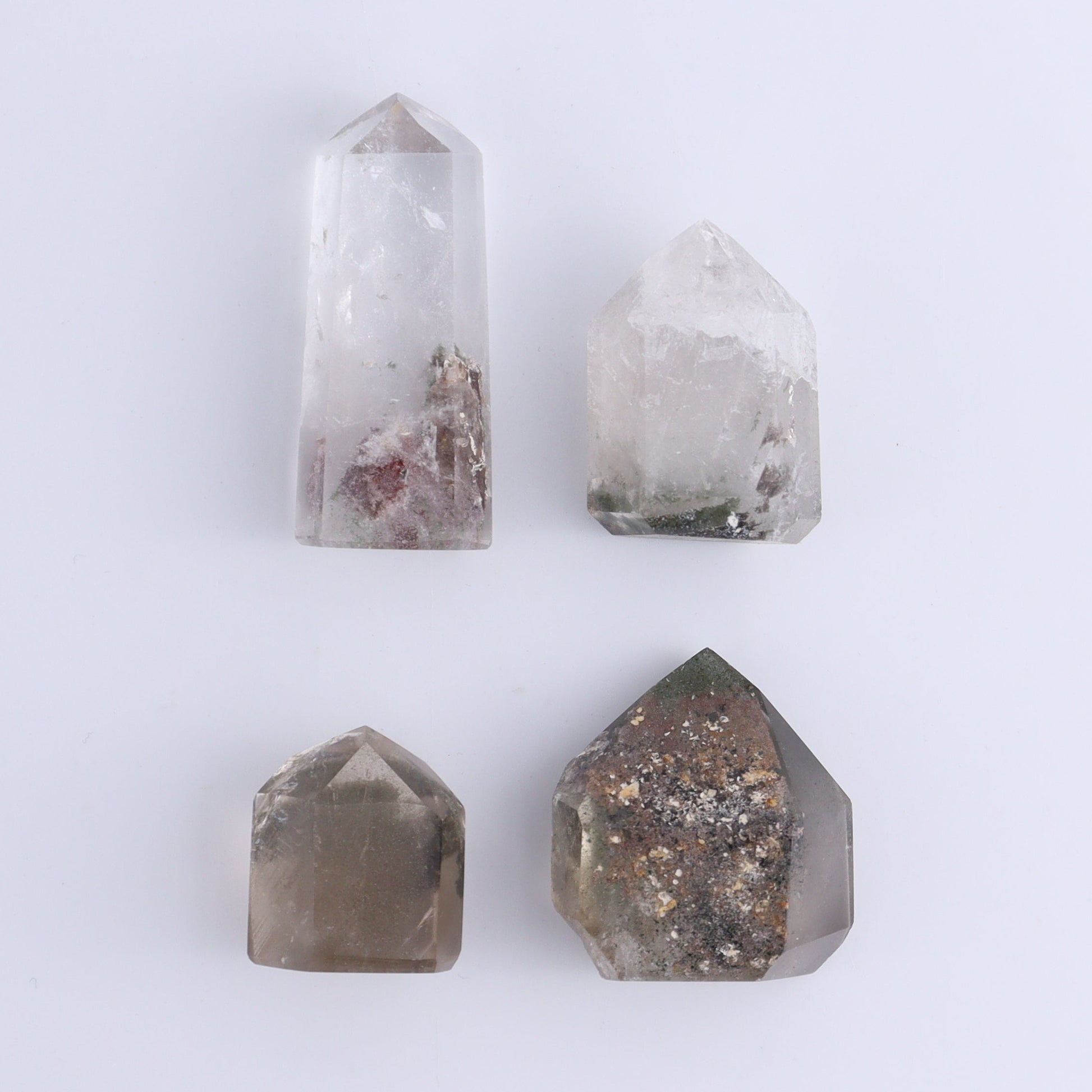 Garden Quartz Towers Set of 22 - Expert Wholesale and Supplier of Wholesale Crystals & Bulk Gemstones, ["Garden Quartz","Quartz","Towers"]
