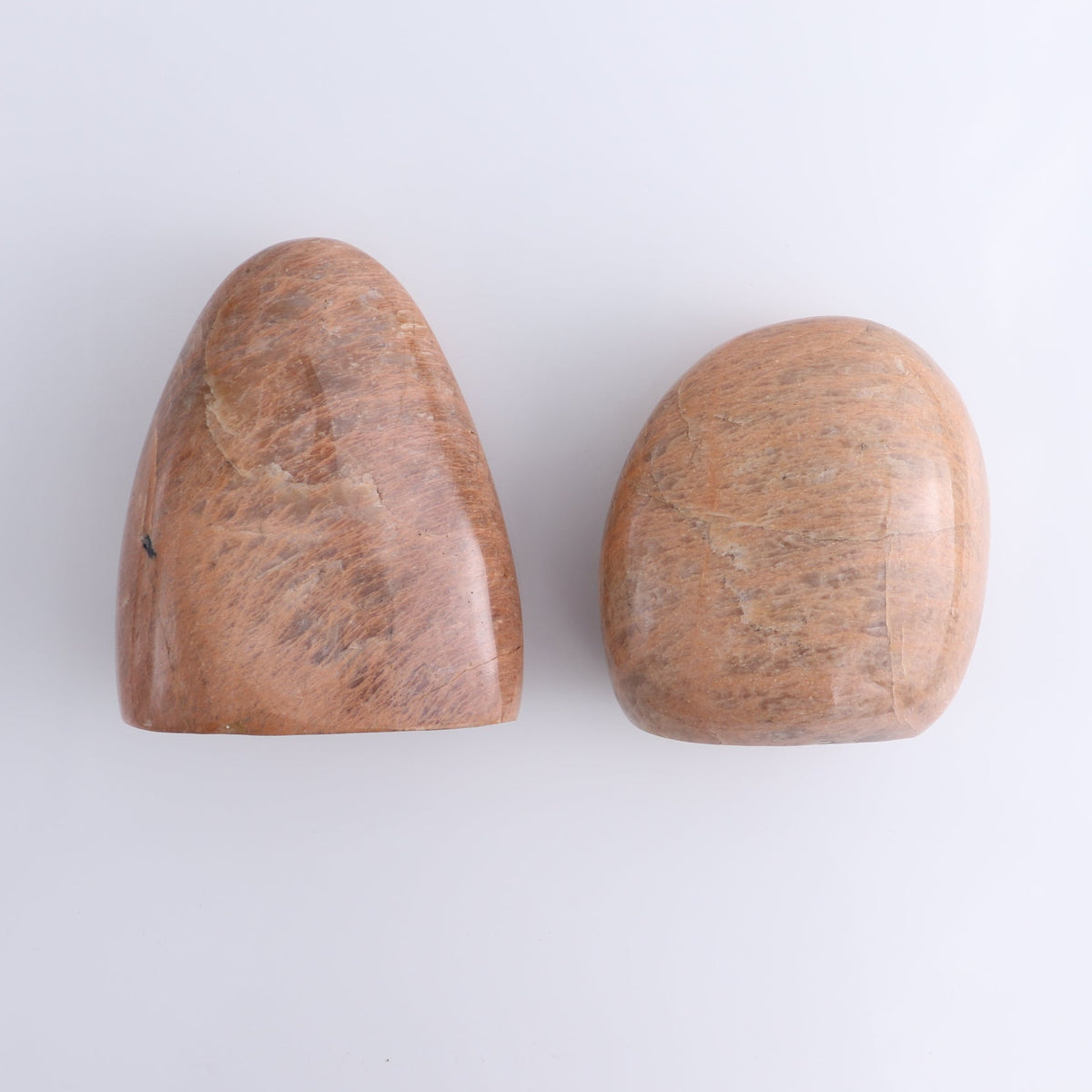 Peach Moonstone Freeform Set of 2