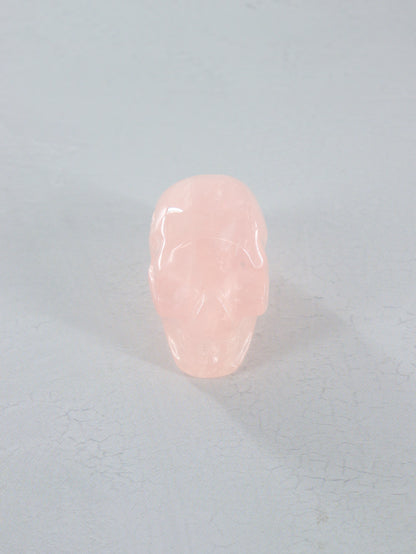 Rose Quartz Skulls Set of 4 - Expert Vendor of Wholesale Crystals