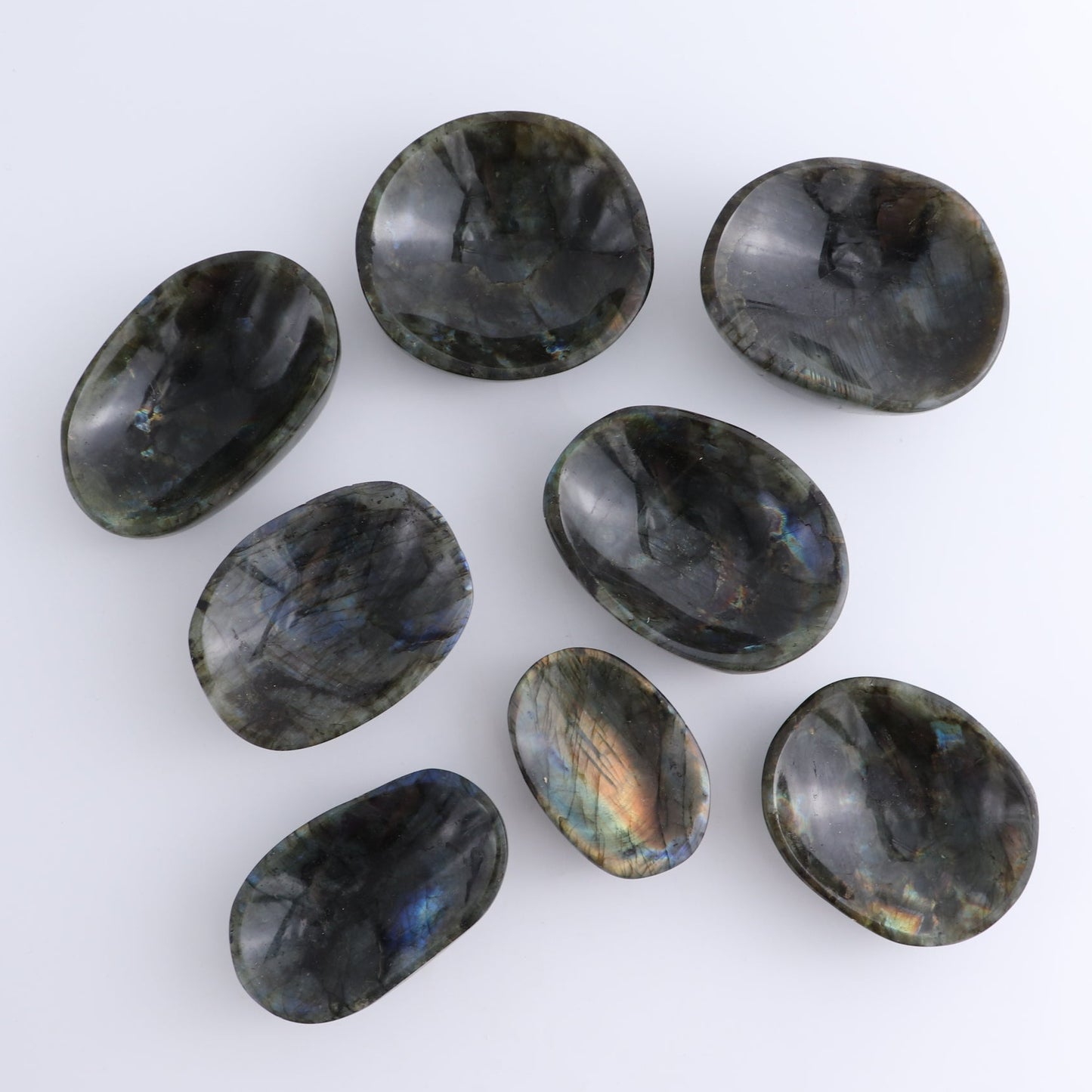 Labradorite Bowls Set of 8