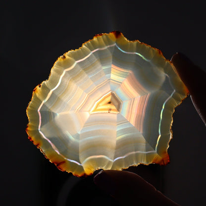 Iris Agate Slices Set of 6 - Expert Wholesale and Supplier of Wholesale Crystals & Bulk Gemstones, ["Agate","Iris Agate","Slices and Slabs"]