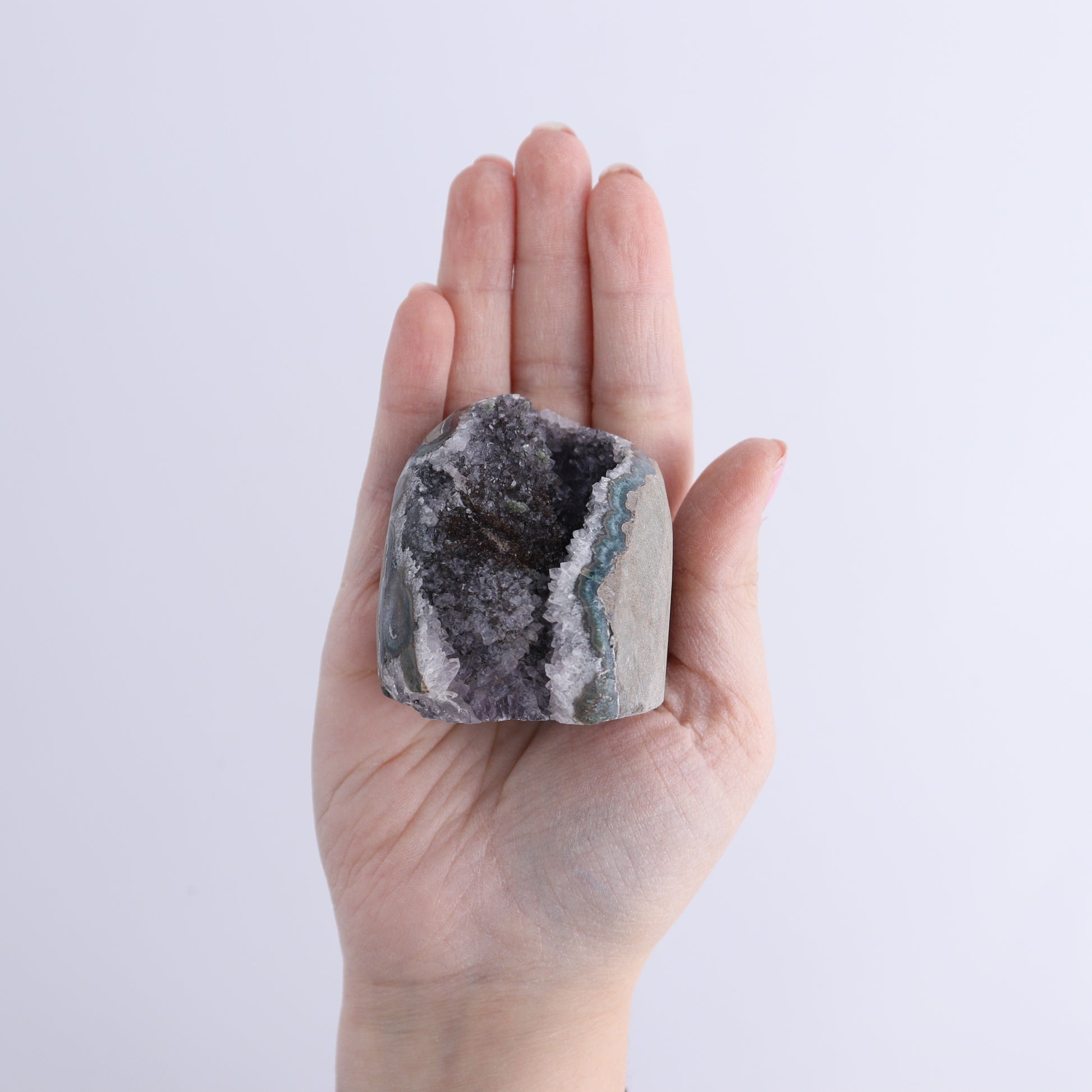 Uruguay Amethyst Cut Base Set of 6 - Expert Wholesale and Supplier of Wholesale Crystals & Bulk Gemstones, ["Amethyst","Cut Base","Uruguay"]