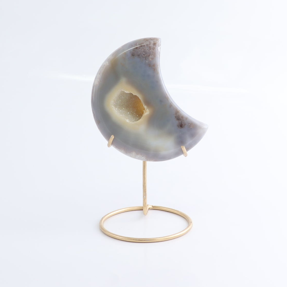 Agate Moons with Stand Set of 5 - Expert Wholesale and Supplier of Wholesale Crystals & Bulk Gemstones, ["Agate","Brazil","moons"]