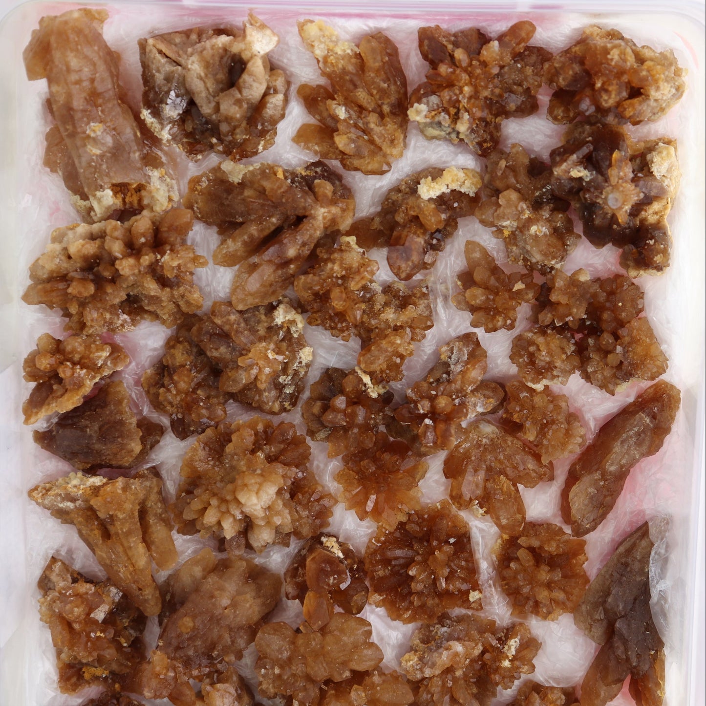 Honey Colored Quartz Flat from Morocco
