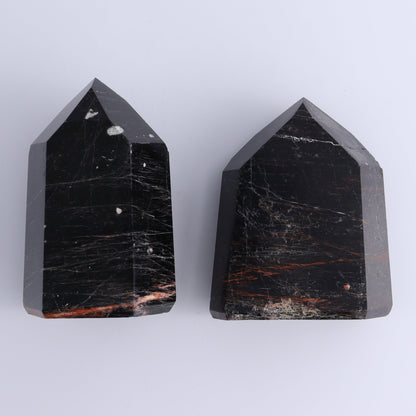 Tourmaline Towers Set of 6 - Expert Wholesale and Supplier of Wholesale Crystals & Bulk Gemstones, ["Black Tourmaline","Brazil","close_30","Tourmaline","Towers"]