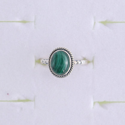 Malachite Rings Set of 7 (Ring Holders Not Included) - Expert Wholesale and Supplier of Wholesale Crystals & Bulk Gemstones, ["Malachite","Ring","rings","sterling silver"]
