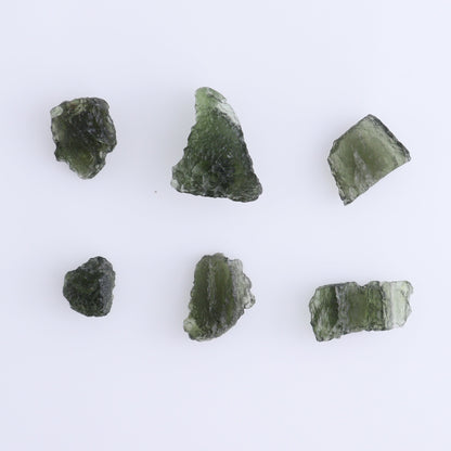 Moldavite Pieces Set of 6
