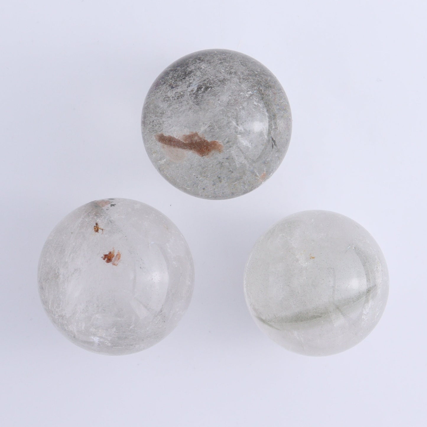 Quartz Spheres Set of 9 - Expert Wholesale and Supplier of Wholesale Crystals & Bulk Gemstones, ["Quartz","Spheres"]