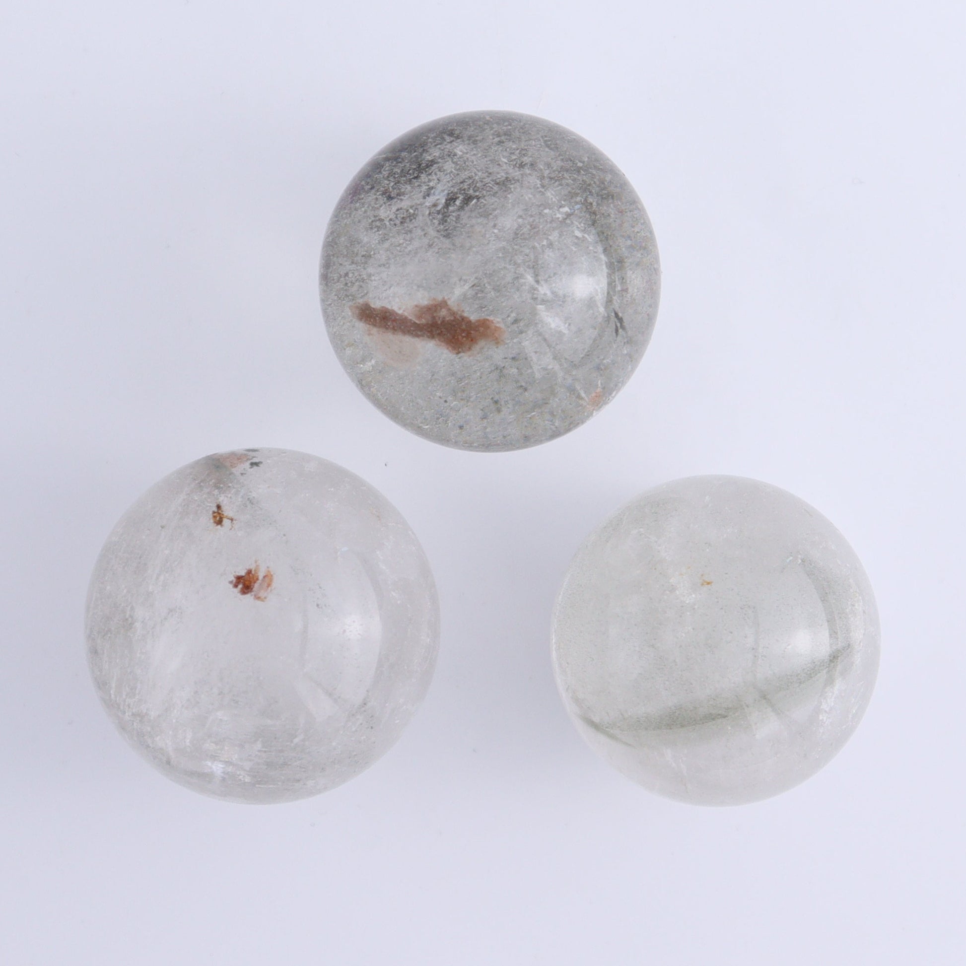 Quartz Spheres Set of 9 - Expert Wholesale and Supplier of Wholesale Crystals & Bulk Gemstones, ["Quartz","Spheres"]
