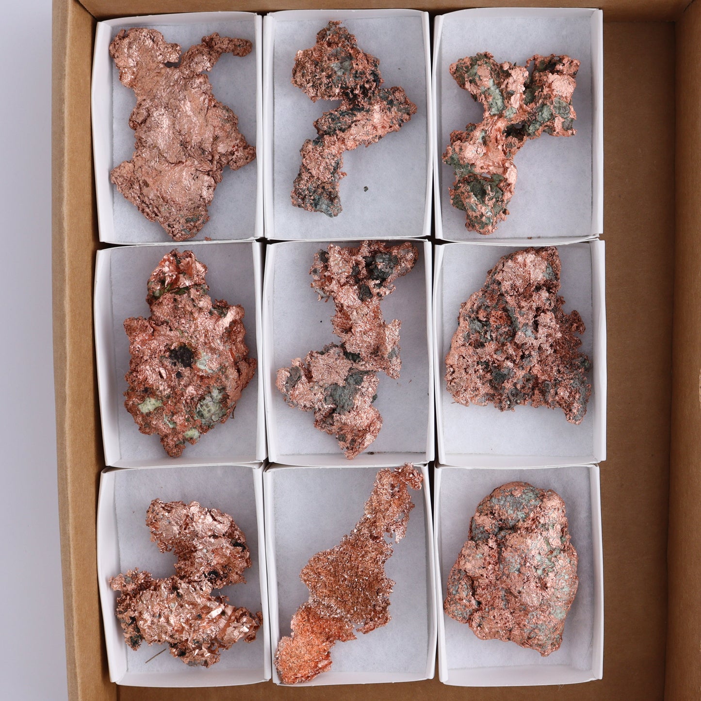 Native Copper Flat of 9 - Expert Wholesale and Supplier of Wholesale Crystals & Bulk Gemstones, ["copper","Freeforms","Native Copper","United States"]