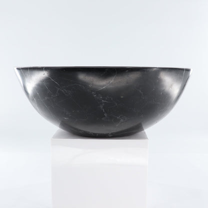Mexican Black Marble Round Sink Bowl - Expert Wholesale and Supplier of Wholesale Crystals & Bulk Gemstones, ["Black Marble","Bowls","Marble","Mexico"]