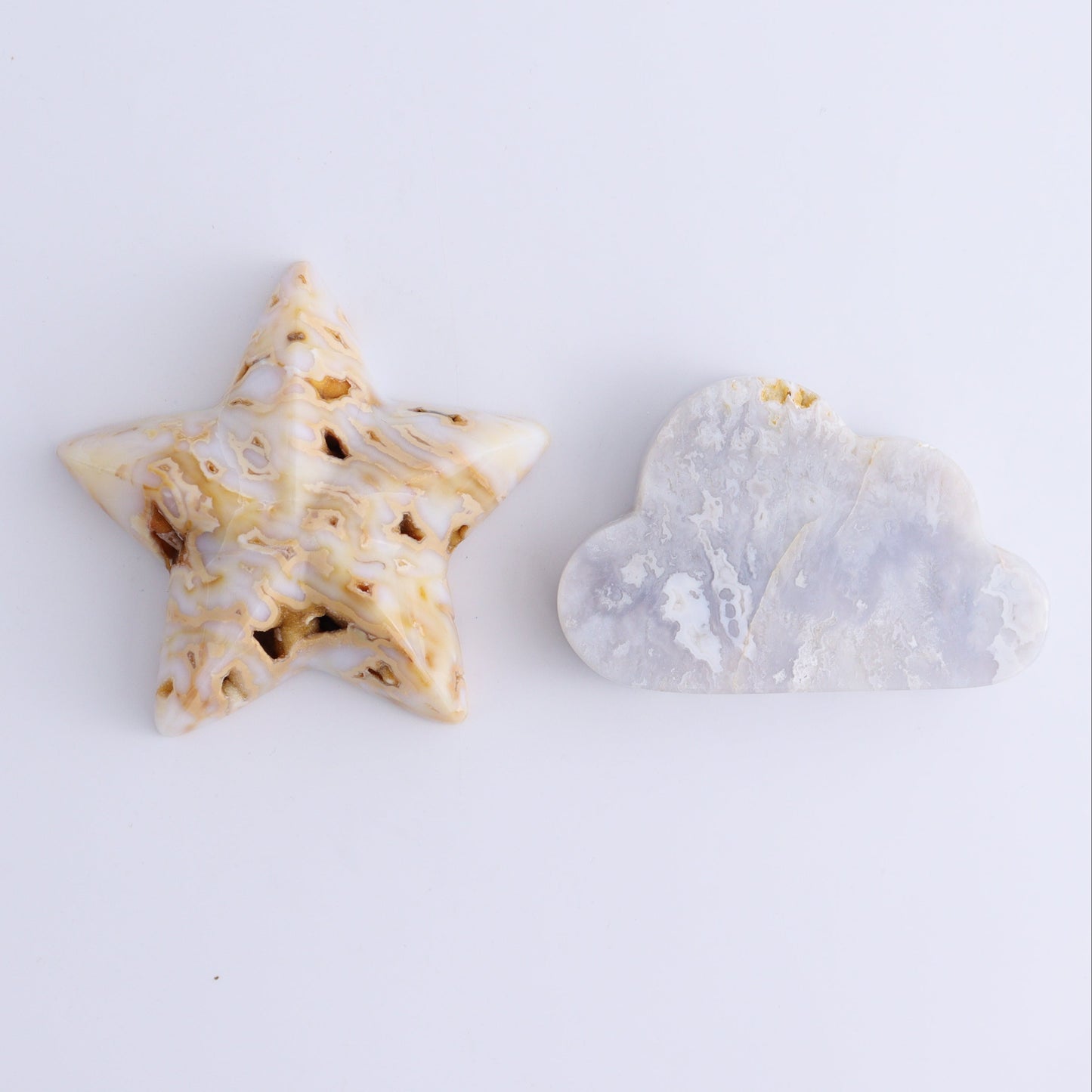 Agate Clouds and Stars Set of 6 - Expert Wholesale and Supplier of Wholesale Crystals & Bulk Gemstones, ["Agate","Clouds","stars"]