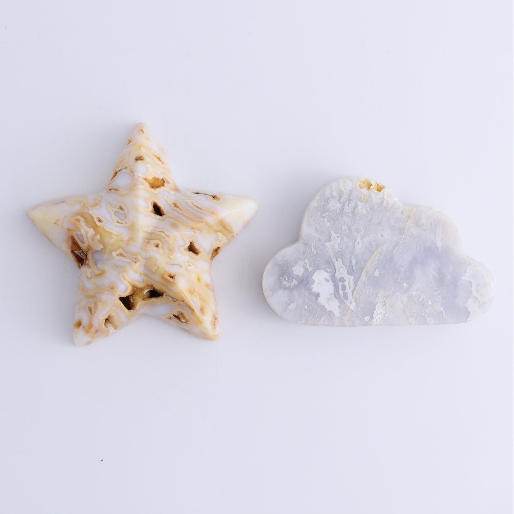 Agate Clouds and Stars Set of 6 - Expert Wholesale and Supplier of Wholesale Crystals & Bulk Gemstones, ["Agate","Clouds","stars"]