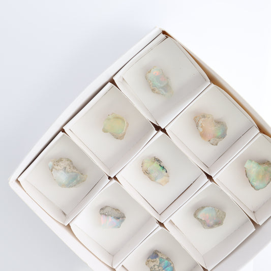 Ethiopian Opal Set of 9 - wholesale crystals