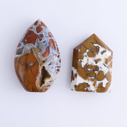 Brecciated Jasper Moons, Stars, Towers, Clouds, and Flames Set of 10 - Expert Wholesale and Supplier of Wholesale Crystals & Bulk Gemstones, ["Brecciated Jasper","Clouds","flames","Indonesia","moons","stars","Towers"]
