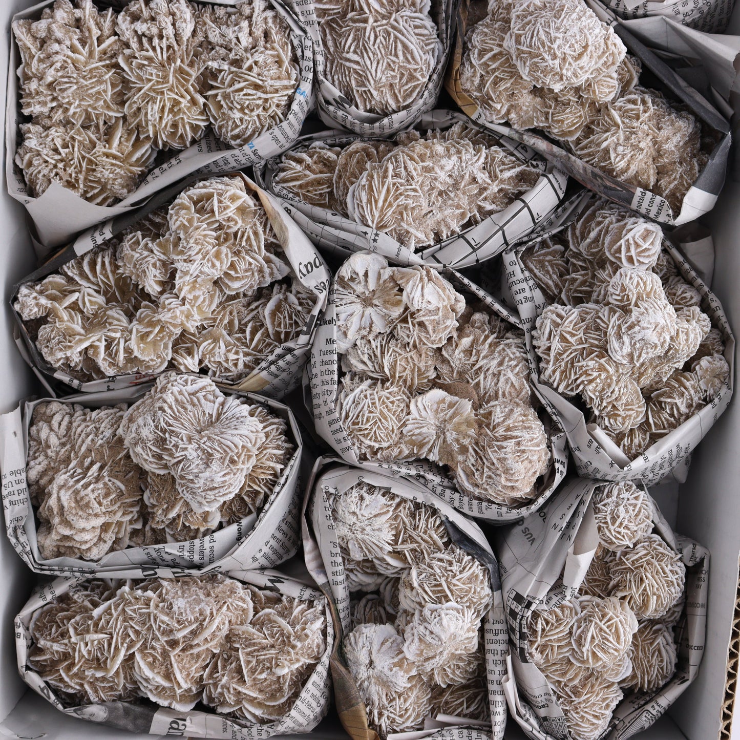 Desert Rose Set of 14 - Expert Wholesale and Supplier of Wholesale Crystals & Bulk Gemstones, ["Desert Rose","Freeforms","Morocco"]