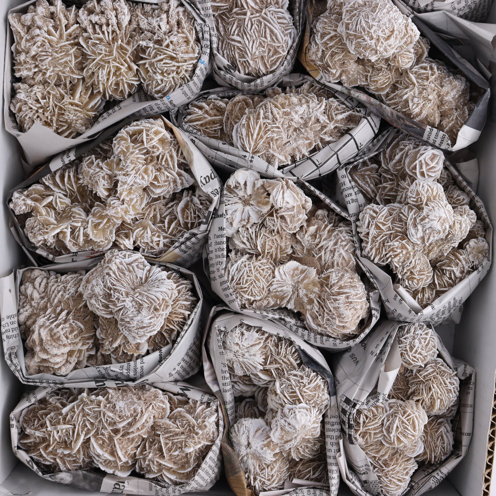 Desert Rose Set of 14 - Expert Wholesale and Supplier of Wholesale Crystals & Bulk Gemstones, ["Desert Rose","Freeforms","Morocco"]