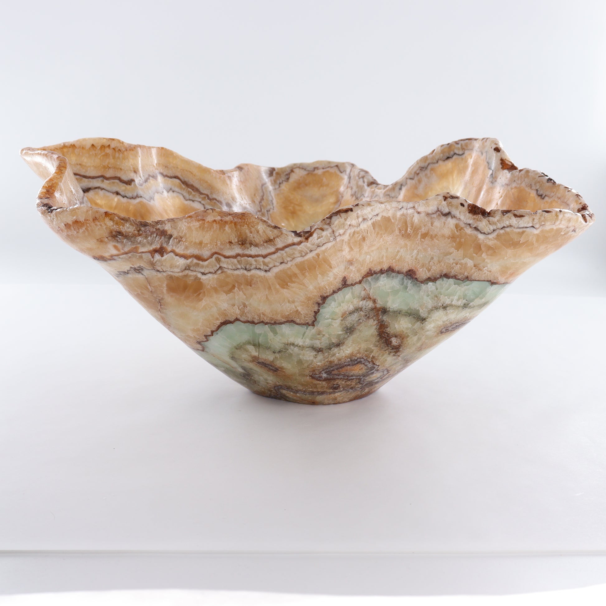 Mexican Onyx/Calcite Bowl - Expert Wholesale and Supplier of Wholesale Crystals & Bulk Gemstones, ["Bowls","Calcite","Mexico","onyx"]