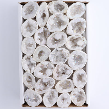 One Aura Quartz Geodes Flat Blind