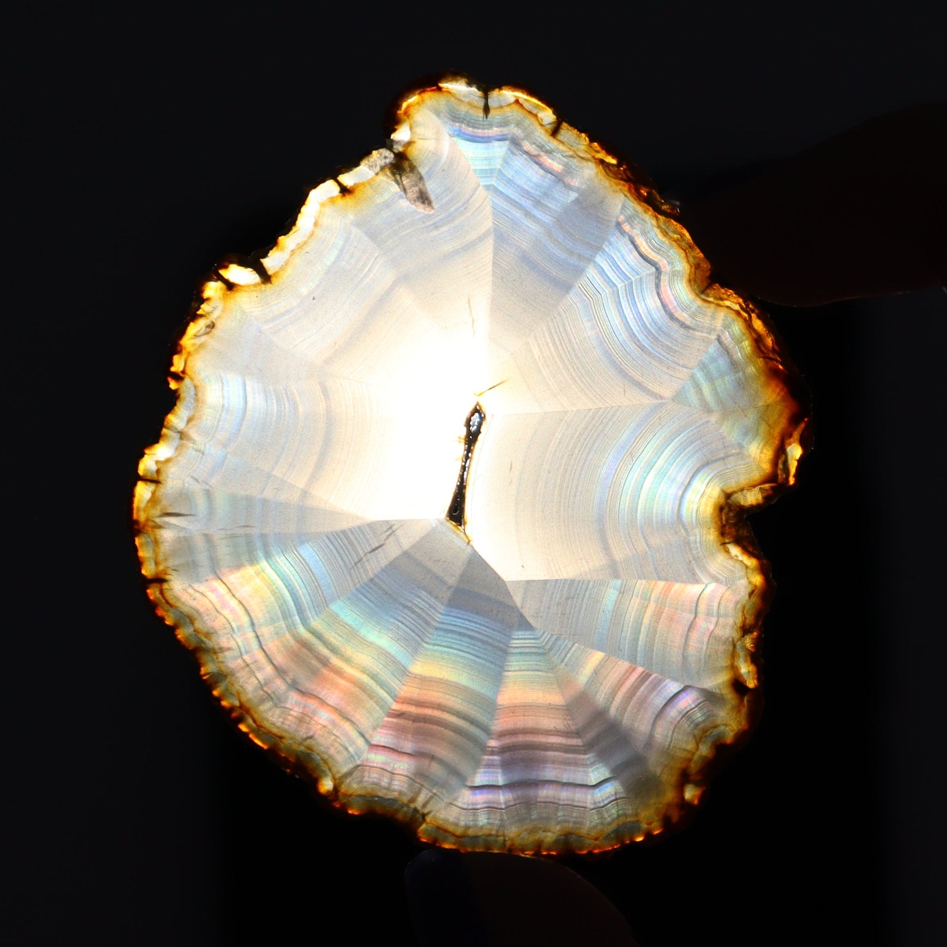 Iris Agate Slices Set of 7 - Expert Wholesale and Supplier of Wholesale Crystals & Bulk Gemstones, ["Agate","Iris Agate","Slices and Slabs"]